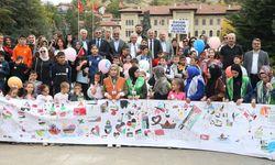 Kastamonu ve Amasya'da, 'Filistinli çocuklar için çiz' etkinliği yapıldı