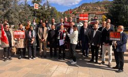 Kastamonu'da 5 siyasi partiden Küresel Sumud Filosu'na destek