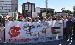 Kırıkkale'de İsrail'in Gazze'ye saldırıları protesto edildi