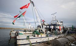 Kırklareli'nde Küresel Sumud Filosu'nu 'selamlama' etkinliği düzenlendi