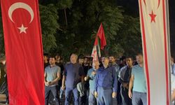 KKTC'de, İsrail'in Küresel Sumud Filosu'na saldırısı protesto edildi