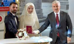 Konya'da 35 çift için toplu nikah töreni düzenlendi