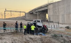 Konya'da devrilen otomobildeki 1 kişi öldü, 1 kişi yaralandı