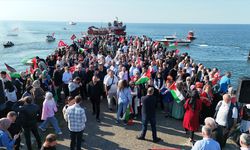 Küresel Sumud Filosu'na destek için Karadeniz'e açıldılar