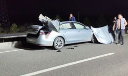 Kütahya'da kamyonla çarpışan otomobilin sürücüsü öldü