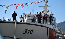 Muğla'da askeri gemiler ve botlar ziyarete açıldı