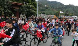 Of'ta 3. geleneksel Bisiklet Şöleni yapıldı