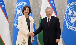 Özbekistan'dan UNESCO Genel Direktörü Azoulay'a Dostluk Nişanı