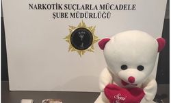 Samsun'da oyuncak ayının içine gizlenmiş uyuşturucu ele geçirildi