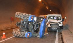 Samsun'da tünelde meydana gelen trafik kazasında 2 kişi yaralandı