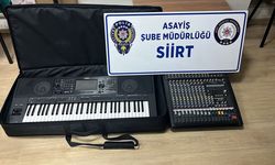Siirt'te düğün salonundan org ve amfisini çaldıkları gerekçesiyle 2 şüpheli tutuklandı
