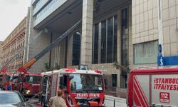 Şişli'de iş merkezinde çıkan yangın söndürüldü