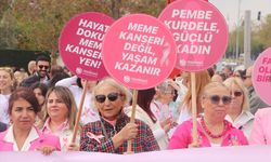 Tekirdağ'da 'Meme Kanseri Farkındalık Yürüyüşü' düzenlendi