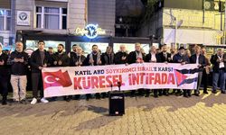 Trabzon ve çevre illerde İsrail'in Küresel Sumud Filosu'na saldırılarına tepki
