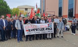 Trakya Üniversitesi'nde 'Gazze İçin Umut, İnsanlık İçin Onur Yürüyüşü' düzenlendi