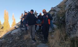 Van Kalesi'nde kayalıktan düşen kişi ekiplerce kurtarıldı