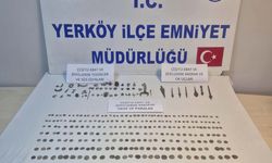 Yozgat'ta tarihi eser niteliğinde 328 sikke ve 56 obje ele geçirildi
