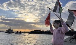 Zonguldak'ta Küresel Sumud Filosu'na destek için Karadeniz'e açıldılar