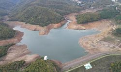 Yalova'nın su ihtiyacını karşılayan Gökçe Barajı'nda su seviyesi yüzde 10'a geriledi