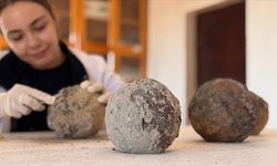 Konya'da Selçuklu kalesinin topuzları gün yüzüne çıkarıldı