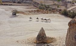 Ara tatilde öğrenciler ve ailelerinin rotası Kapadokya oldu