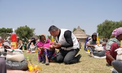 Avrupa Yetim Eli Derneğinden Etiyopya'da katarakt ameliyatı ve dikiş makinesi desteği