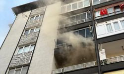 Aydın'da apartmanda çıkan yangın söndürüldü
