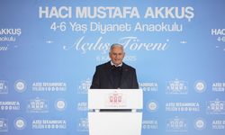 Bakırköy'de Hacı Mustafa Akkuş 4-6 yaş Diyanet Anaokulu açıldı