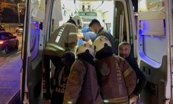 Beyoğlu'ndaki metro inşaatında iskele çöktü, bazı işçiler yaralandı