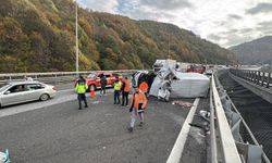 Bolu Dağı Tüneli viyadüklerindeki zincirleme kaza ulaşımı aksattı