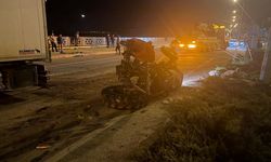 Çanakkale'de tırla çarpışan traktördeki karı koca öldü