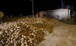 Çorum'da tırla otomobilin çarpıştığı kazada 3 kişi yaralandı