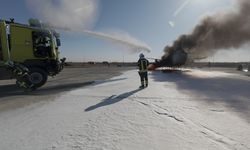 Çukurova Uluslararası Havalimanı'nda acil durum tatbikatı yapıldı