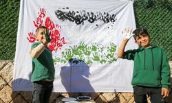 Diyarbakır'da 'Filistin için sen de iz bırak' etkinliği düzenlendi