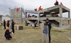 Erzincan'da 6,4 büyüklüğünde deprem tatbikatı yapıldı