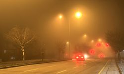 Erzurum'da yoğun sis etkili oluyor