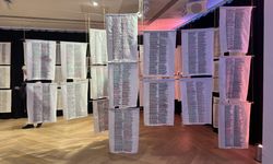 Gazze'de öldürülenlerin isimlerinin nakışla ölümsüzleştirildiği proje Londra'daki festivalde sergilendi