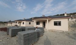 Hatay Yayladağı'nda kırsal deprem konutlarının yapımı sürüyor