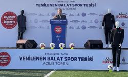 İBB'nin yenilediği Balat Spor Tesisi törenle açıldı