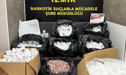 İzmir'de 316 bin 760 uyuşturucu hap ele geçirildi