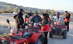 Kapadokya'da turistlere yönelik kullanılan arazi araçları denetlendi