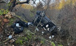 Kırklareli'nde SUV tipi aracın devrilmesi sonucu 8 düzensiz göçmen yaralandı