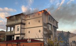 Konya'da üç katlı binada çıkan yangın söndürüldü