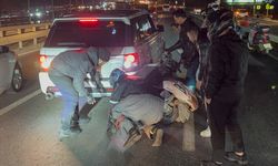 Küçükçekmece'de trafik kazasında motosiklet sürücüsü yaralandı