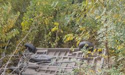 Malatya'da devrilen minibüsteki 3 kişi yaralandı