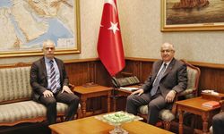 Milli Savunma Bakanı Güler, KKTC'nin Ankara Büyükelçisi Korukoğlu'nu kabul etti
