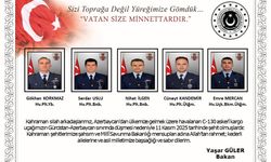 MSB, Azerbaycan-Gürcistan sınırında düşen kargo uçağındaki askerlerin kimlik bilgilerini paylaştı