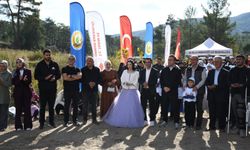 Muğla'da 11.11'de 11 çift, 'Ailem Bir Fidan' diyerek 11 çınar fidanı dikti