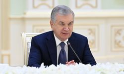 Özbekistan Cumhurbaşkanı Mirziyoyev, TDT Aksakallar Konseyi Başkanı Yıldırım'ı kabul etti