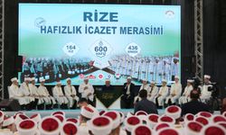 Rize'de 600 hafız için icazet töreni düzenlendi